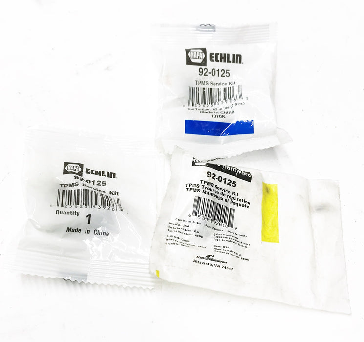 Napa Tire Pressure Monitoring Sensor Service Kit 92-0125 [Lot of 3] NOS