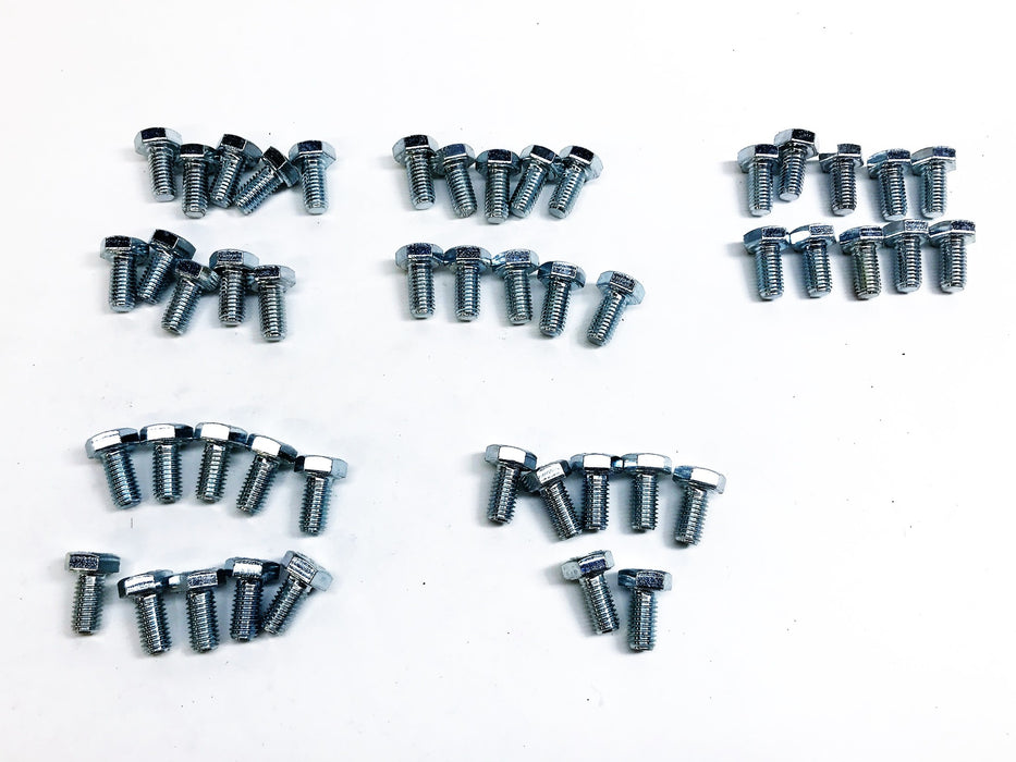 Fastenal Zinc Finish Hex Cap Screw 1138614 [Lot of 47] NOS