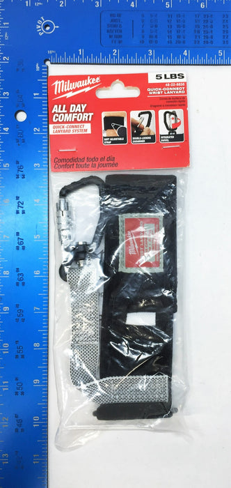 Milwaukee 5lbs. Quick-Connect Wrist Lanyard All Day Comfort 48-22-8835 NOS