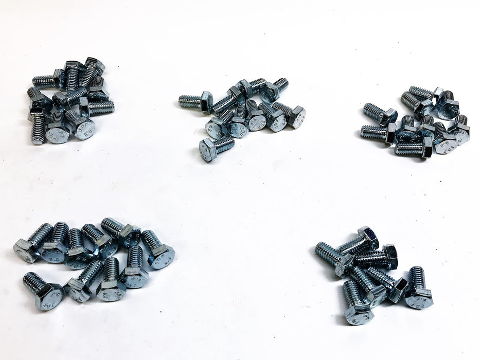 Fastenal Zinc Finish Hex Cap Screw 1138614 [Lot of 47] NOS