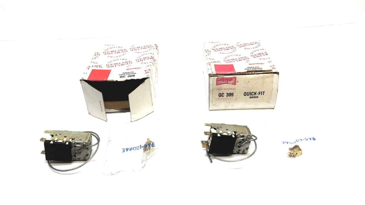 Ranco Gemline Quick-Fit Cold Control K50-P1302 (GC309) [Lot of 2] NOS