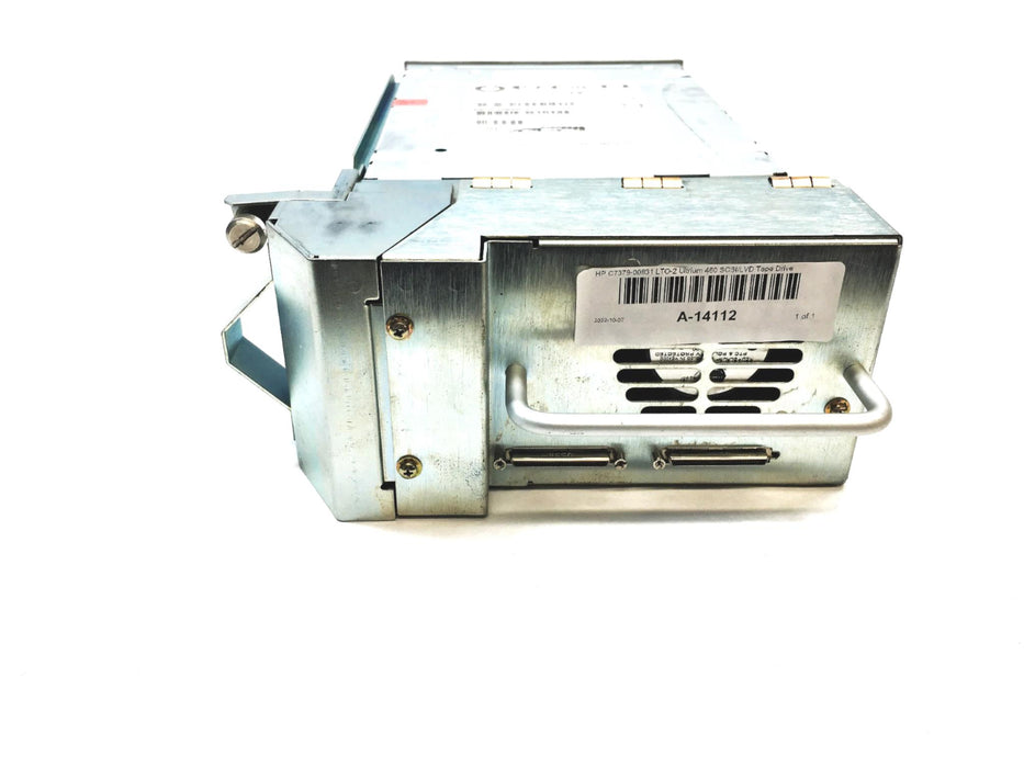 HP Model C7379-00831 LTO-2 Ultrium 460 SCSI/LVD Tape Drive BRSLA-0206-DC USED