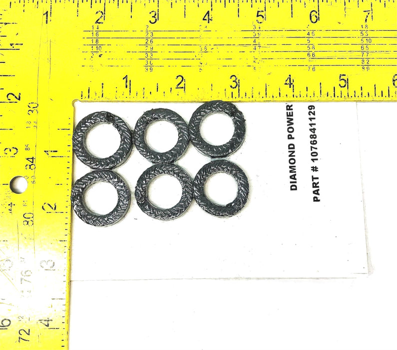 Diamond Power 6 Piece Packing Ring Set 1076841129 NOS