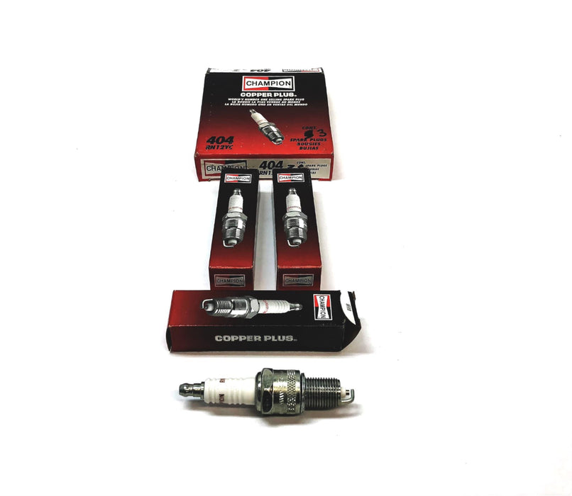 Champion Copper Plus Spark Plugs Stock 404 RN12YC [Lot of 3] NOS