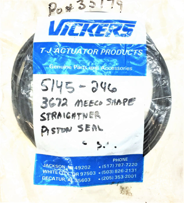 VICKERS O-Ring Piston Seal 5145-246 [Lot of 6] NOS