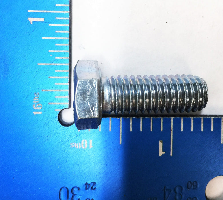 Unbranded 3/8-16 x 1" Zinc Plated Hex Head Cap Screw Bolt [Lot of 175] NOS