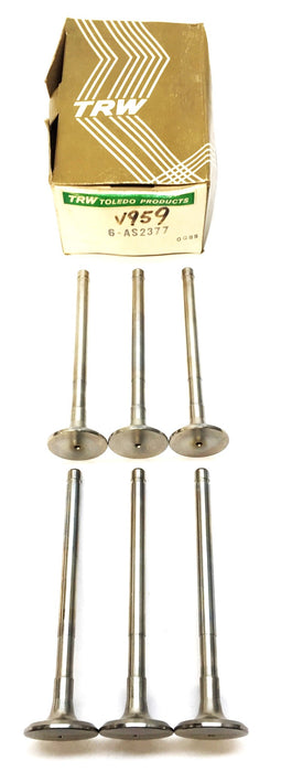TRW Engine Intake Exhaust Valve AS2377 (V959) [Lot of 6] NOS