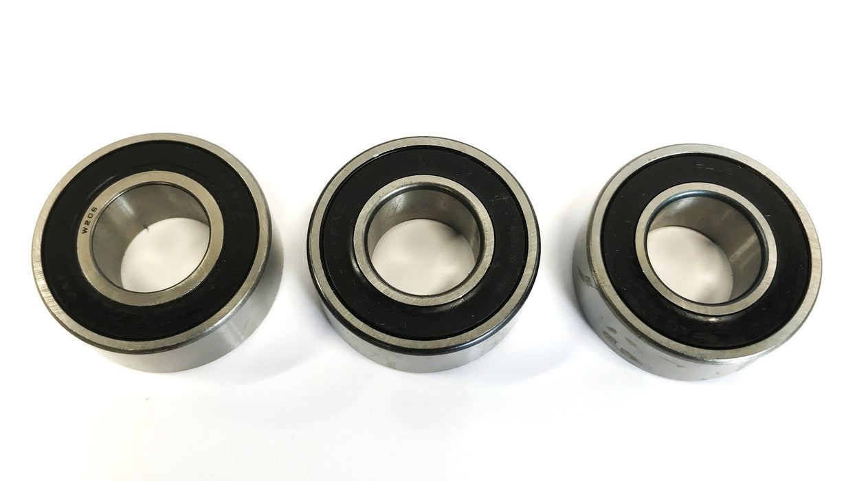 FAG Rubber Seal Ball Bearing 6206RS [Lot of 3] NOS