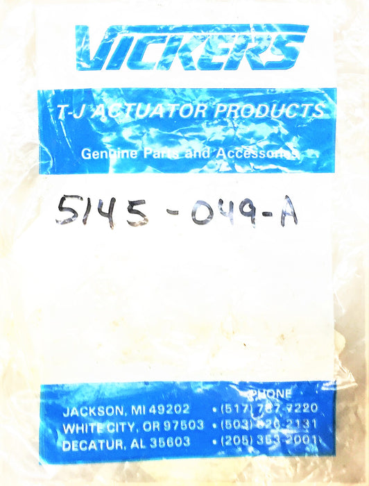 VICKERS O-Ring Piston Seal 5145-049-A [Lot of 6] NOS