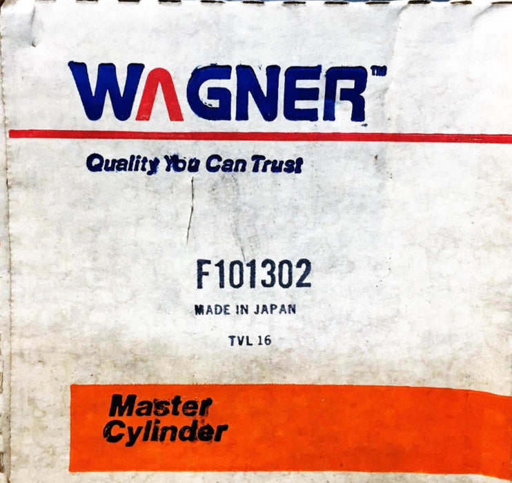 Wagner Brake Master Cylinder F101302 NOS