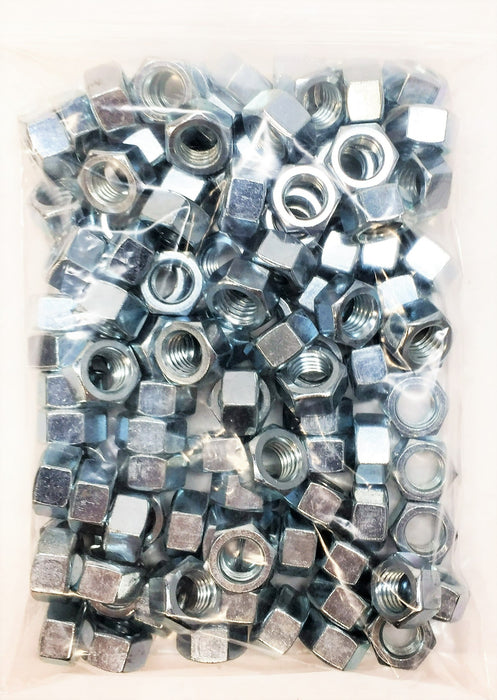 Unbranded 1/2"-13 Finished Hex Nut Zinc Plated Steel [Lot of 110] NOS