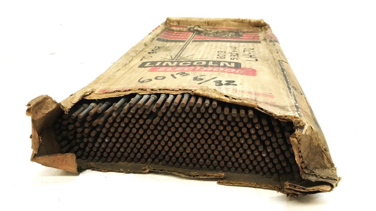 Lincoln Electric 5/32" Carbon Steel Welding Electrodes, 42lbs Box, LH-70 NOS