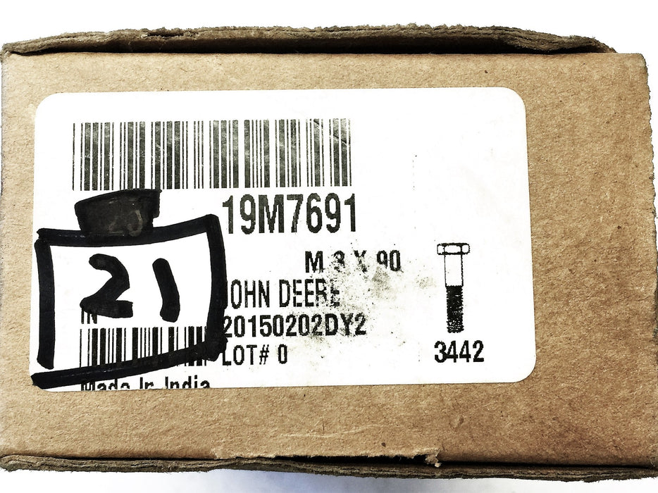 John Deere Cap Screw 19M7691 [Lot of 21] NOS