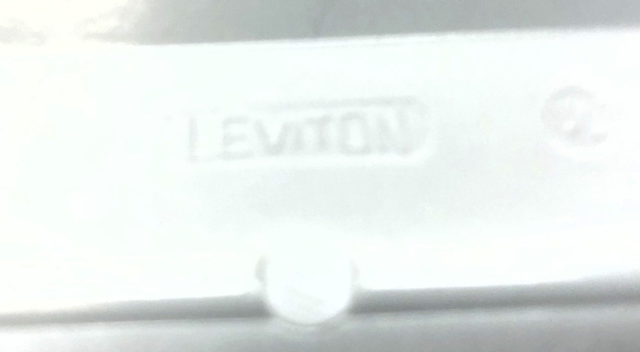 Leviton 2 Gang 1 Toggle White Wallplate 001-88105 (262B) [Lot of 10] NOS