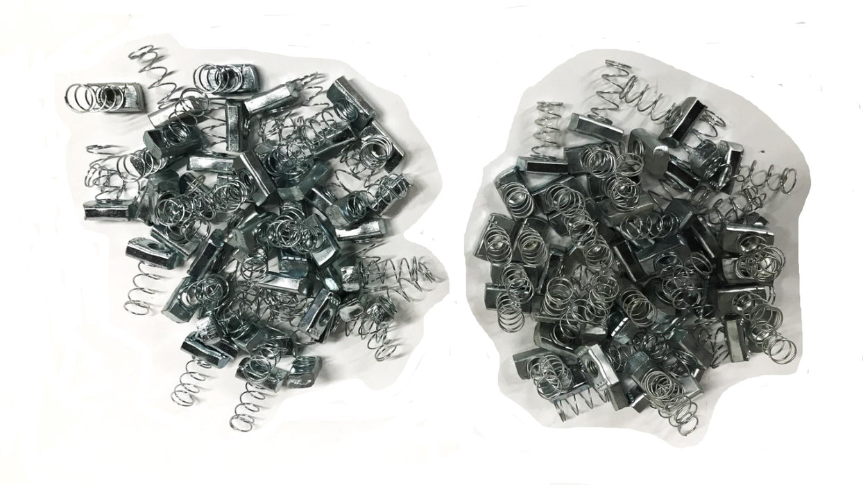 Unbranded 1/2 inch - 13 Spring Nut P1010 [Lot of 100] NOS