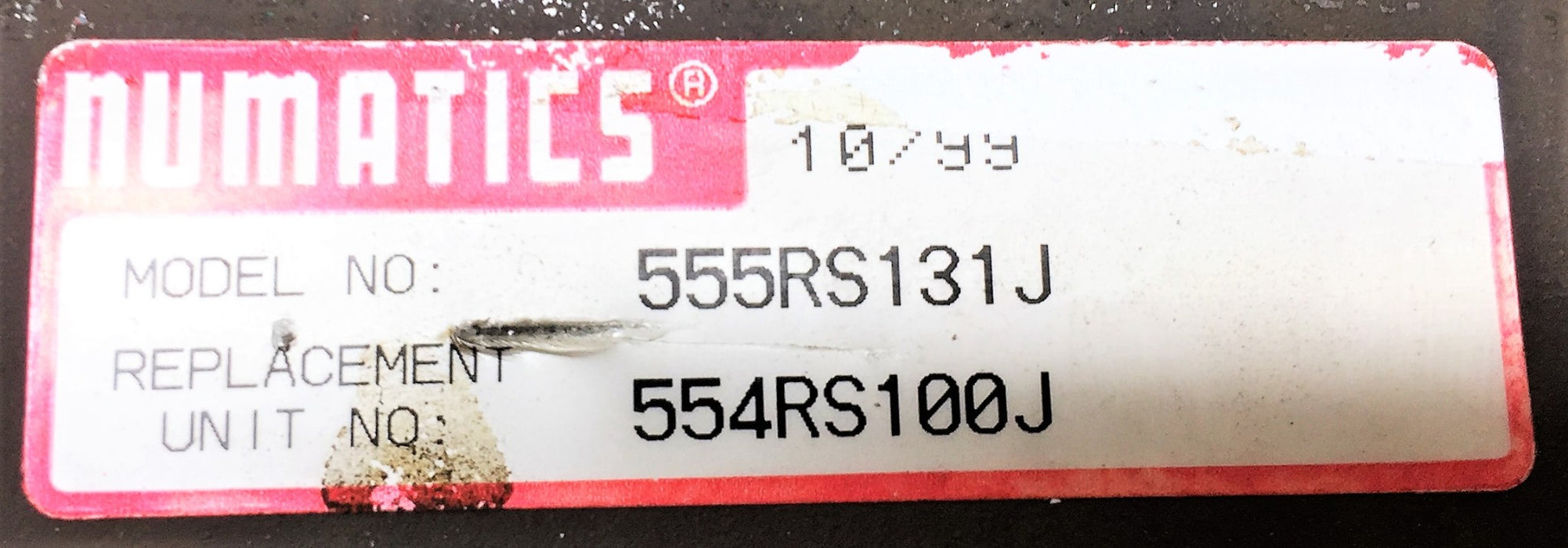 NUMATICS Directional Control Valve Assembly 554SA4006/554RS131J NOS