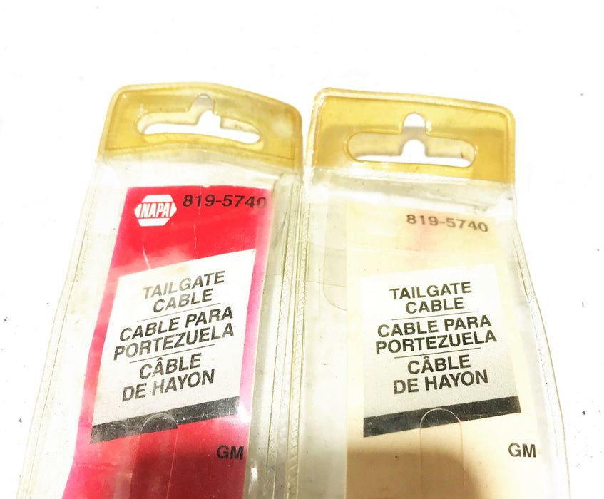 NAPA Tailgate Cable 819-5740 [Lot of 2] NOS