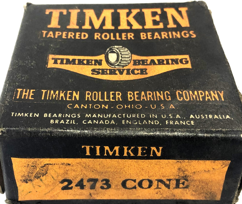 Timken Radial Tapered Roller Bearing Cone 2473 NOS