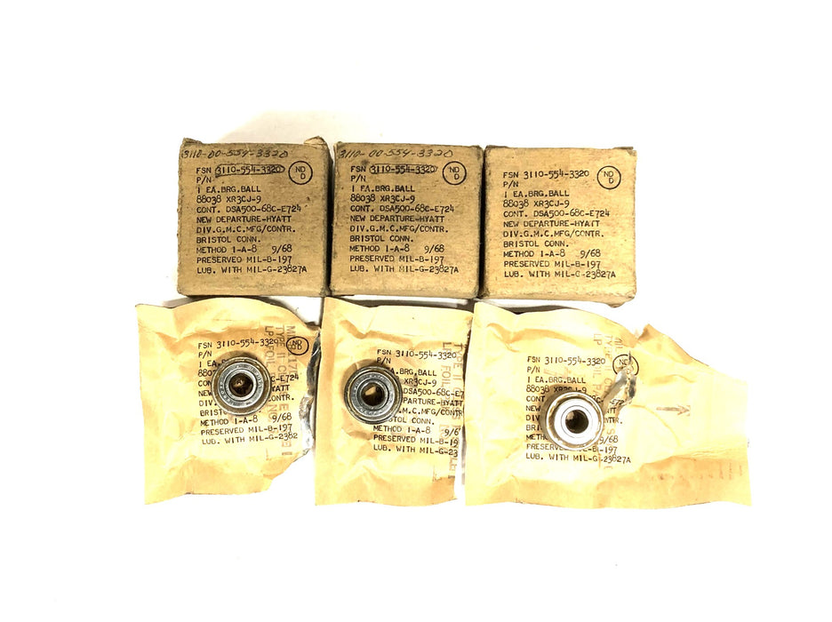 ND Shielded Ball Bearing 88038 [Lot of 3] NOS