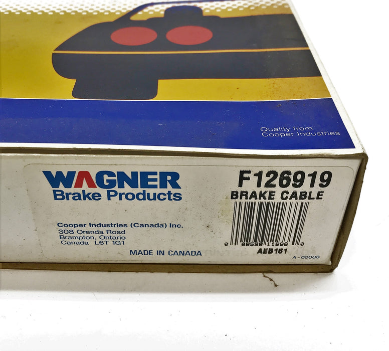 Wagner Parking Brake Cable F126919 NOS