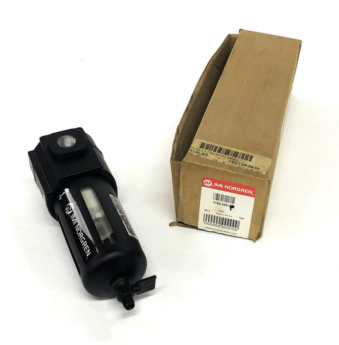 Norgren Excelon 3/8 Inch Pneumatic Filter F74G-3AN-QP3 NOS