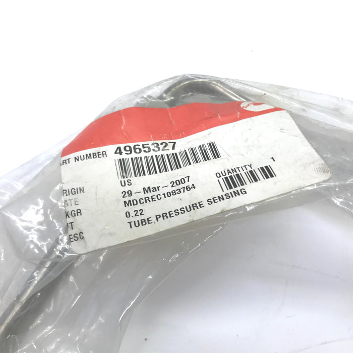 Cummins OEM Pressure Sensing Tube 4965327 NOS
