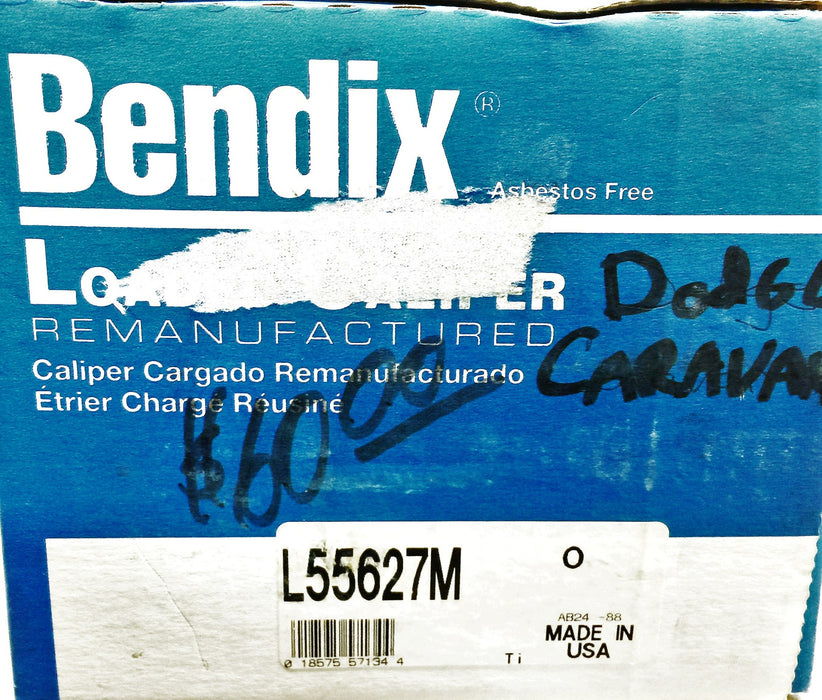 Bendix Loaded Caliper L55627M REMANUFACTURED