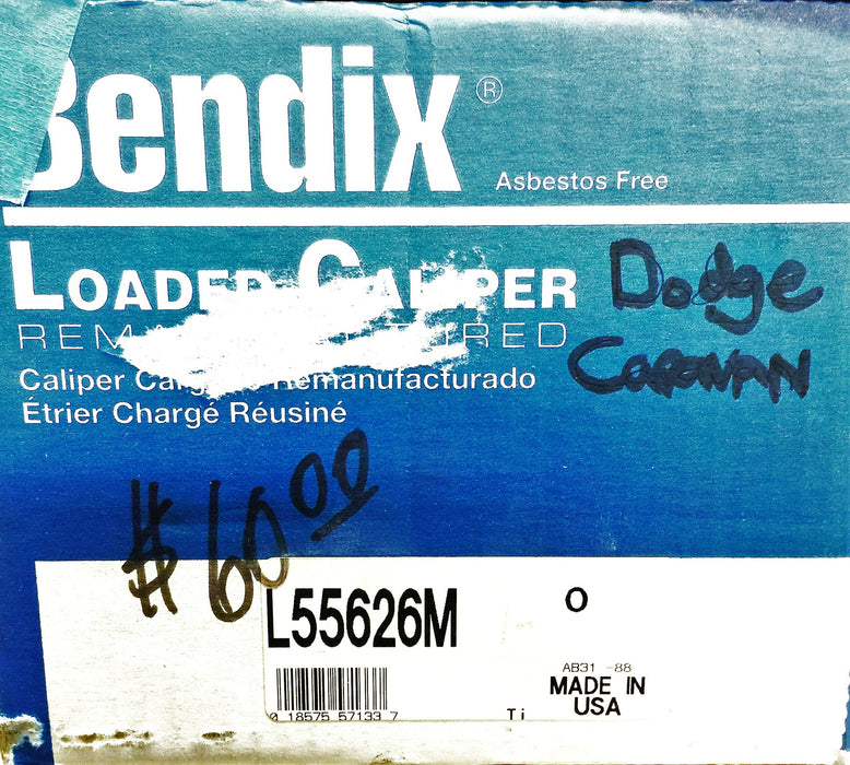 Bendix Loaded Caliper L55626M REMANUFACTURED