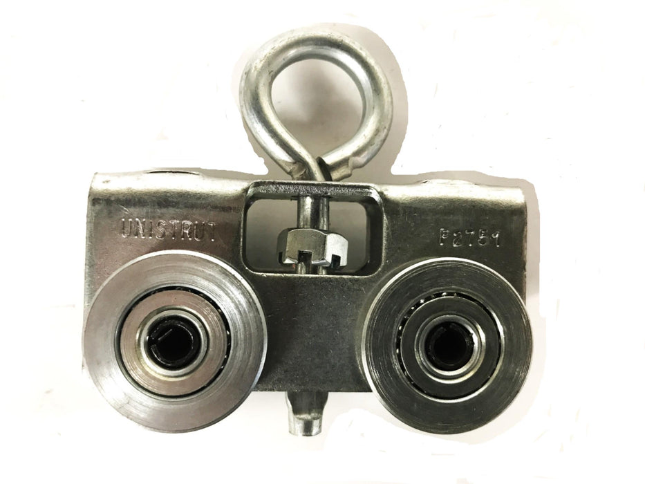 Unistrut 4-Wheel Loop Trolley Assembly P2751 NOS