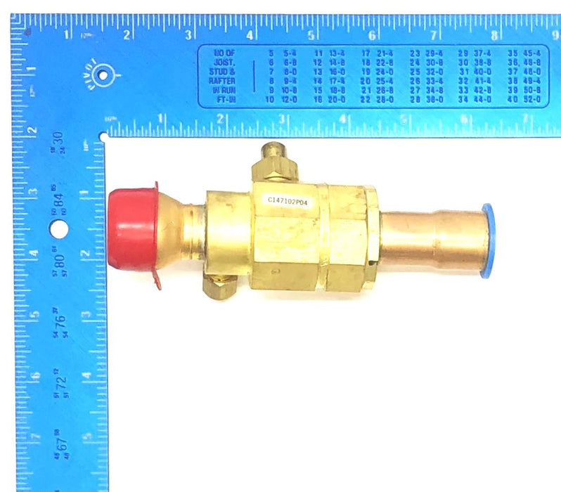 Aeroquip Trane 7/8" x 1-1/8" ODF R22 Gas, Field Con. C147102P04 (VAL3619) NOS