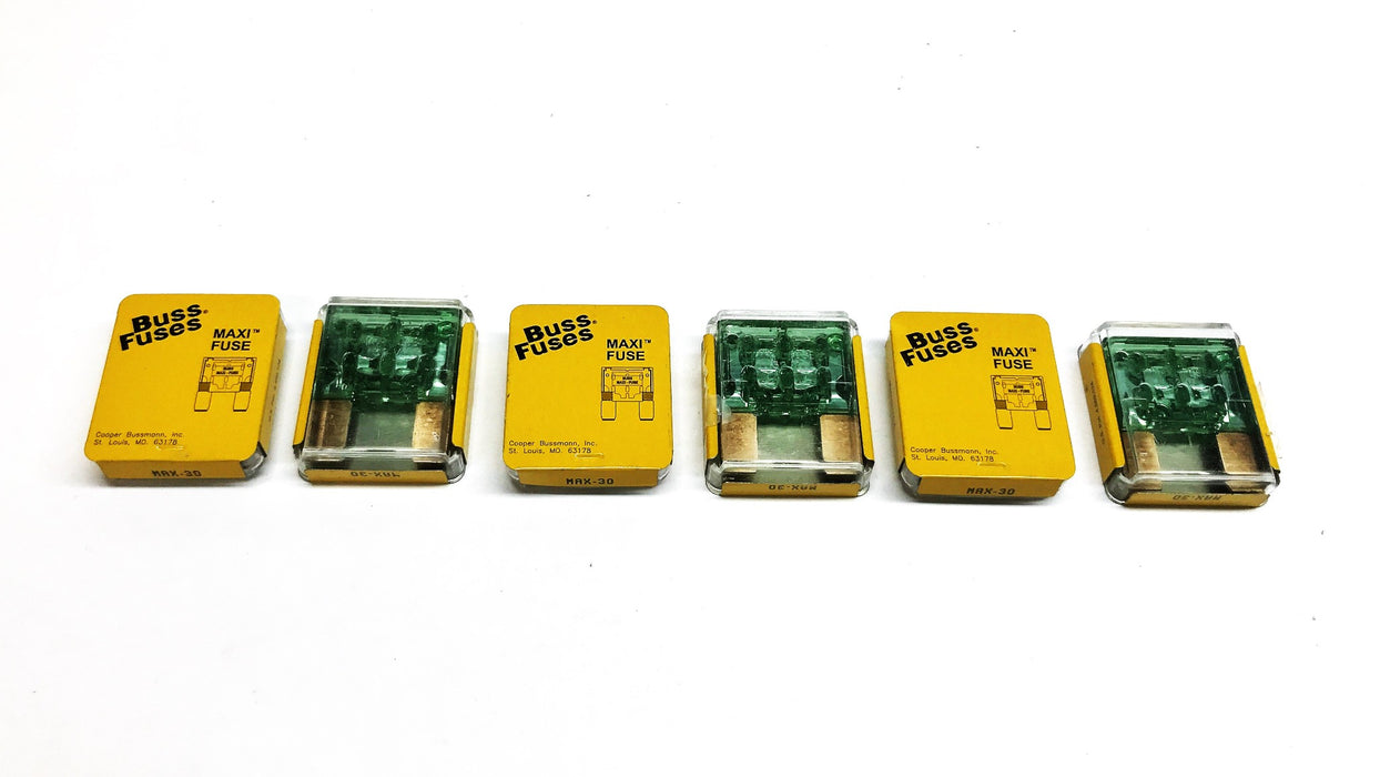 Cooper Bussmann MaxiFuse MAX-30 [Lot of 6] NOS