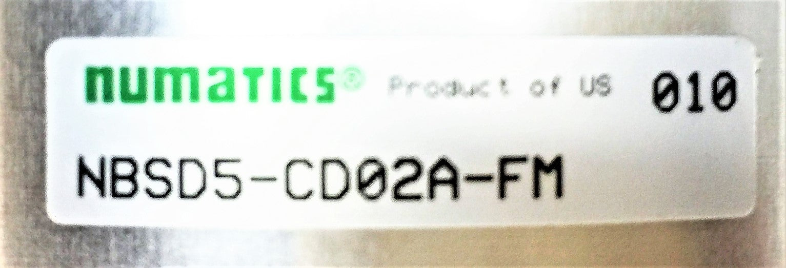 NUMATICS Air Actuator/Cylinder NBSD5-CD02A-FM (NBSD5CD02AFM) NOS