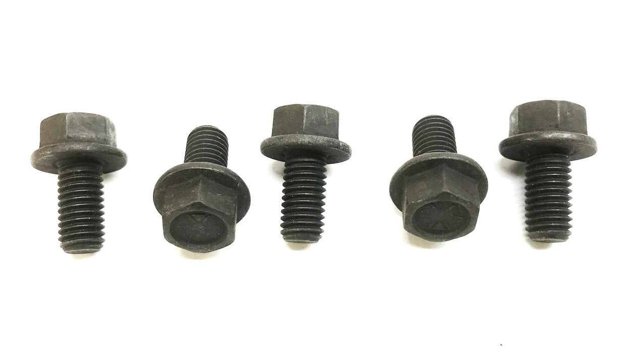 Unbranded 1/2"-13 x 1" Hex Head Flange Bolt Grade 8 Black [Lot of 5] NOS