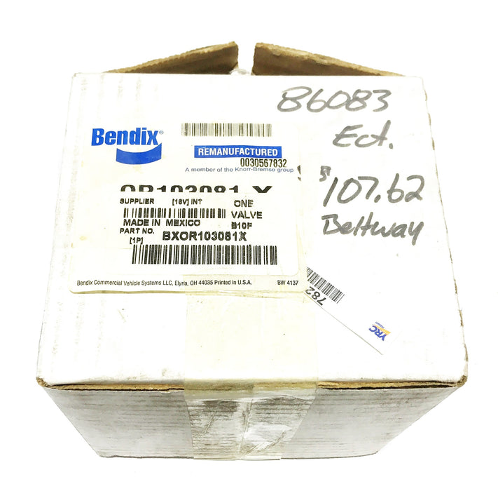 Bendix Modulating Brake Valve BXOR103081X REMANUFACTURED