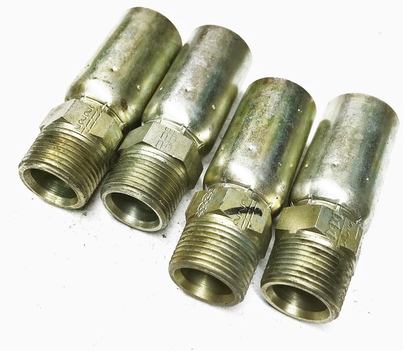 Weatherhead Hydraulic Fitting 10U-112-CC [Lot of 4] NOS