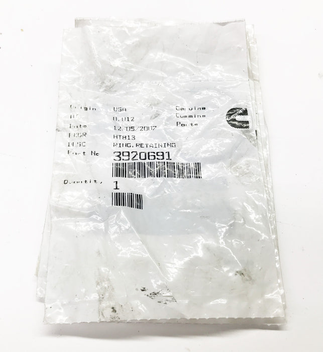 Cummins OEM Retainer Ring 3920691 [Lot of 7] NOS