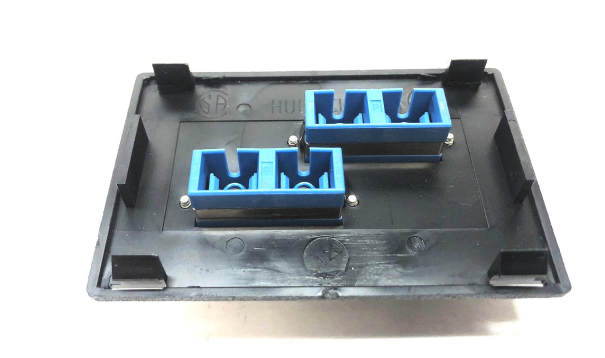 Hubbell Dual Port Fiber Optic Plate FMP19617 [Lot of 4] NOS