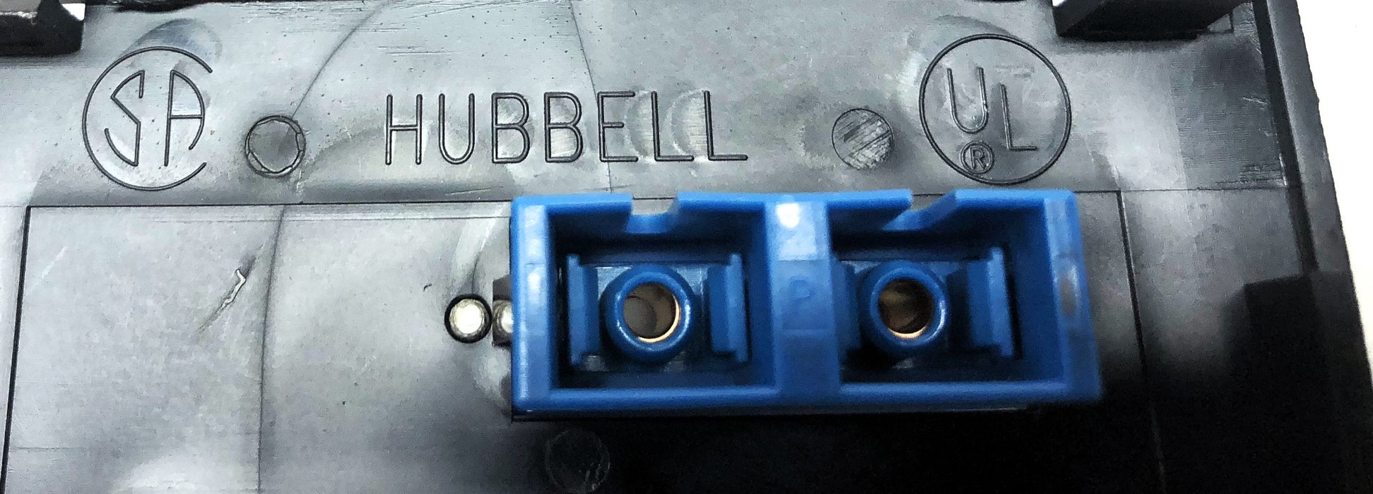 Hubbell Dual Port Fiber Optic Plate FMP19617 [Lot of 5] NOS