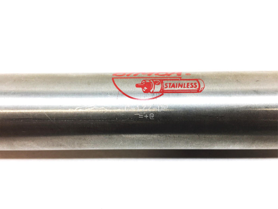 Bimba Stainless Steel Pneumatic Air Cylinder C-177-DP USED