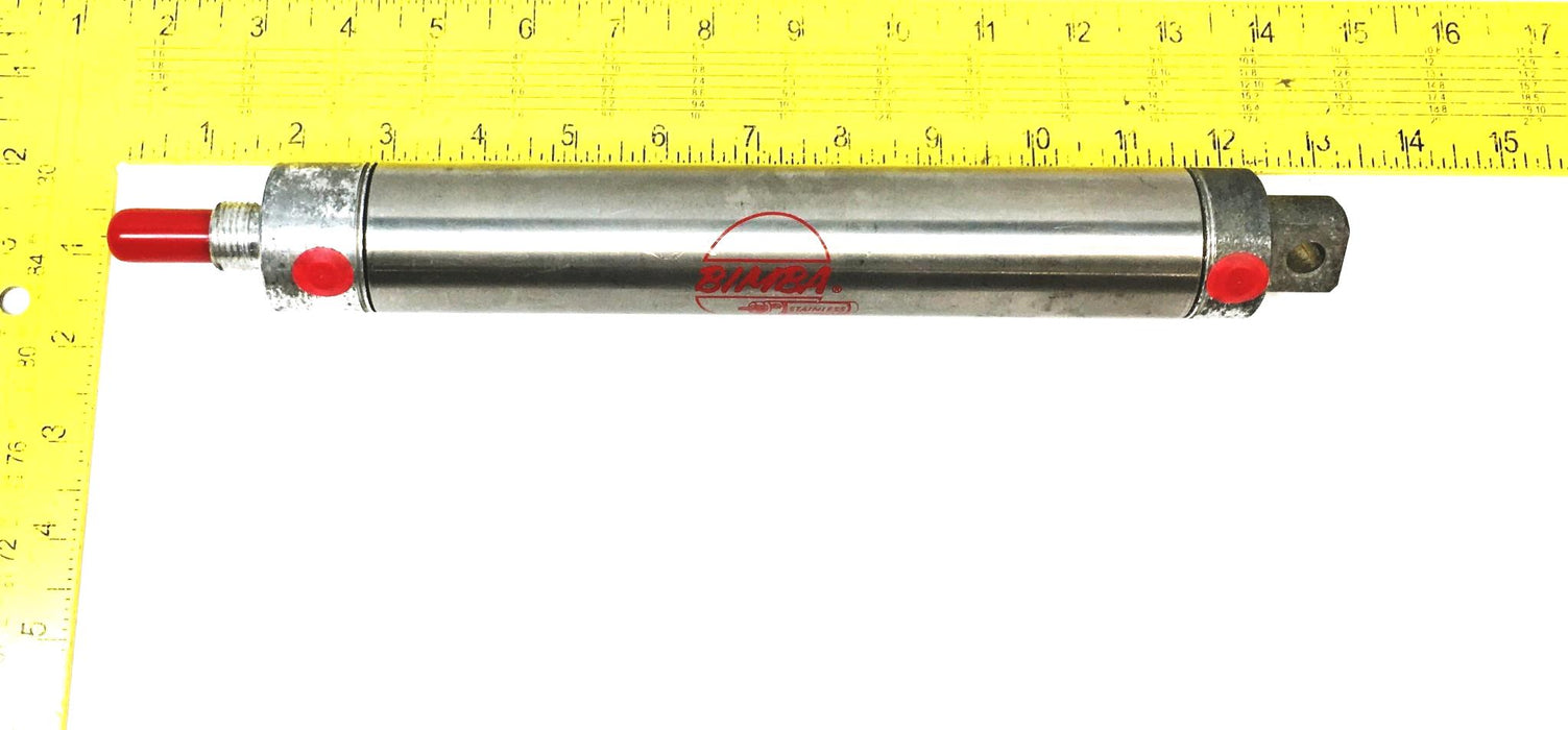 Bimba Stainless Steel Pneumatic Air Cylinder C-177-DP USED