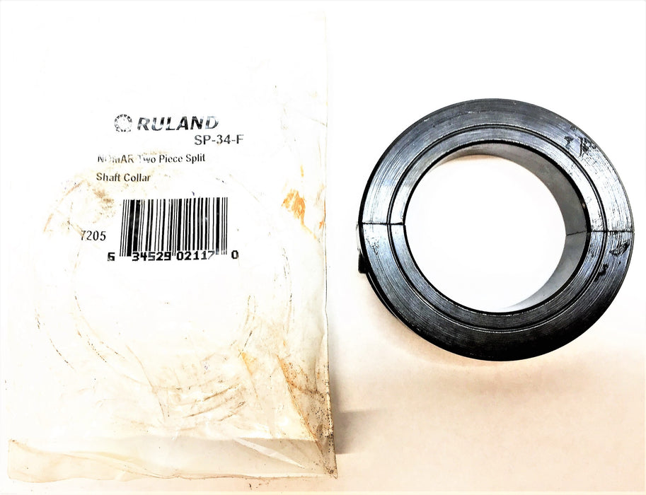 RULAND NOMAR 2 1/8" Two Piece Split Shaft Collar SP-34-F NOS