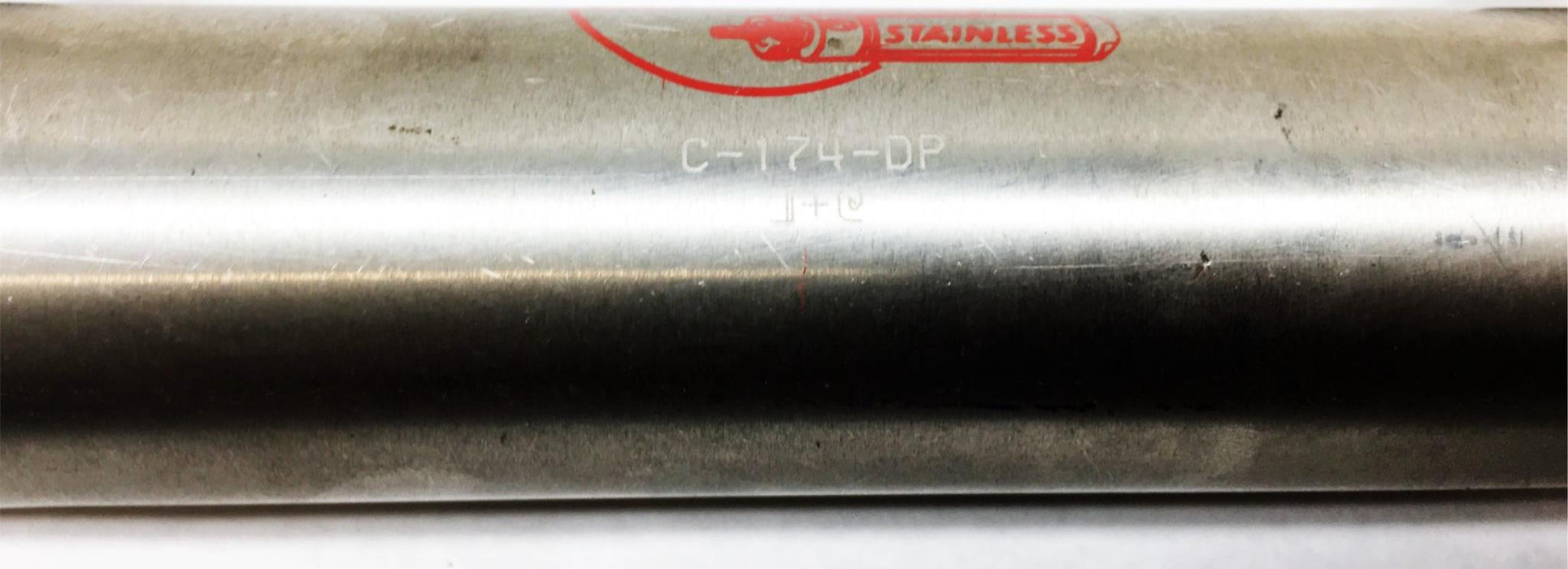 Bimba Stainless Steel Pneumatic Air Cylinder C-174-DP USED