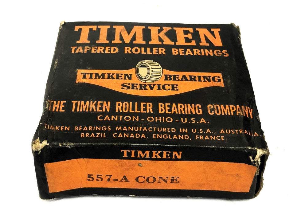 Timken Tapered Roller Bearing Cone 557A [Lot of 2] NOS