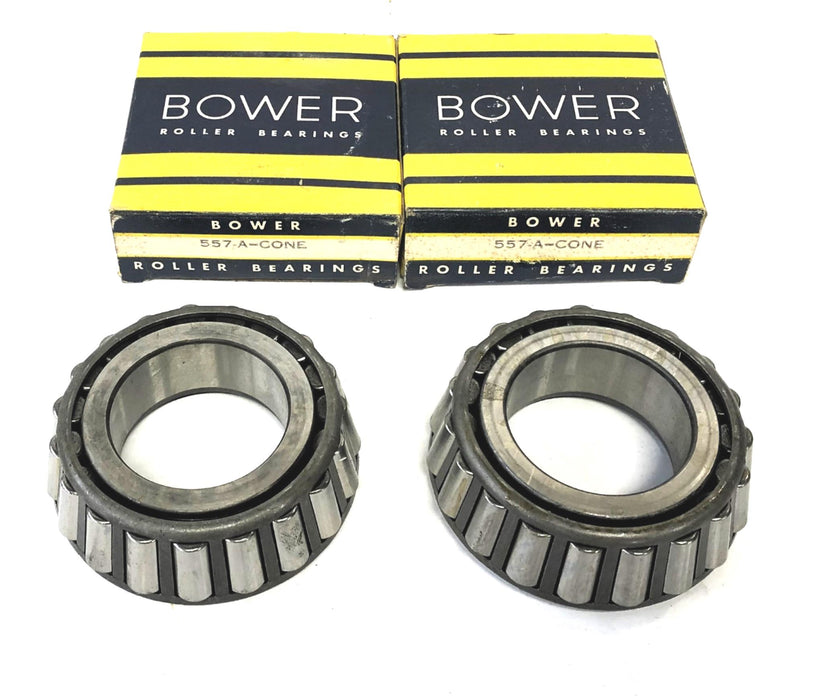 Bower Tapered Roller Bearing Cone 557A [Lot of 2] NOS