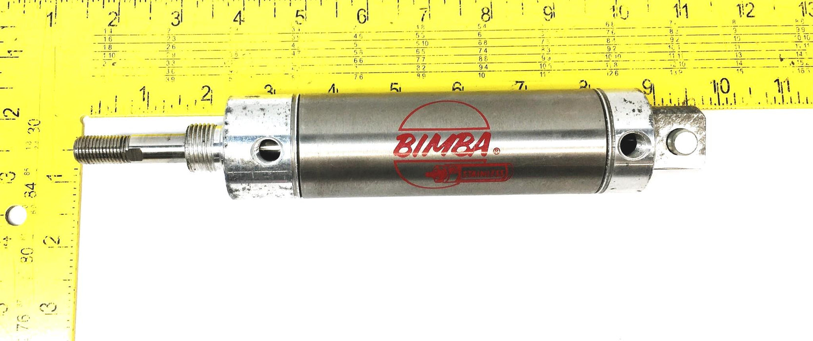 Bimba Stainless Steel Pneumatic Air Cylinder C-173-DP USED