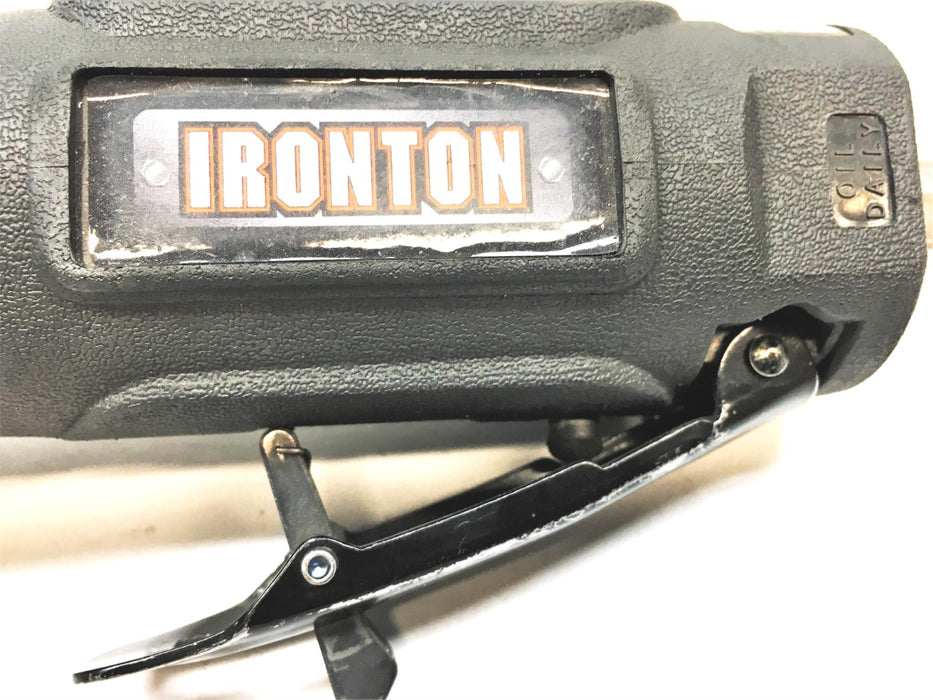 Ironton 5 Inch 90 PSI 10,000 RPM Angle Air Grinder Missing Handle 47912 USED