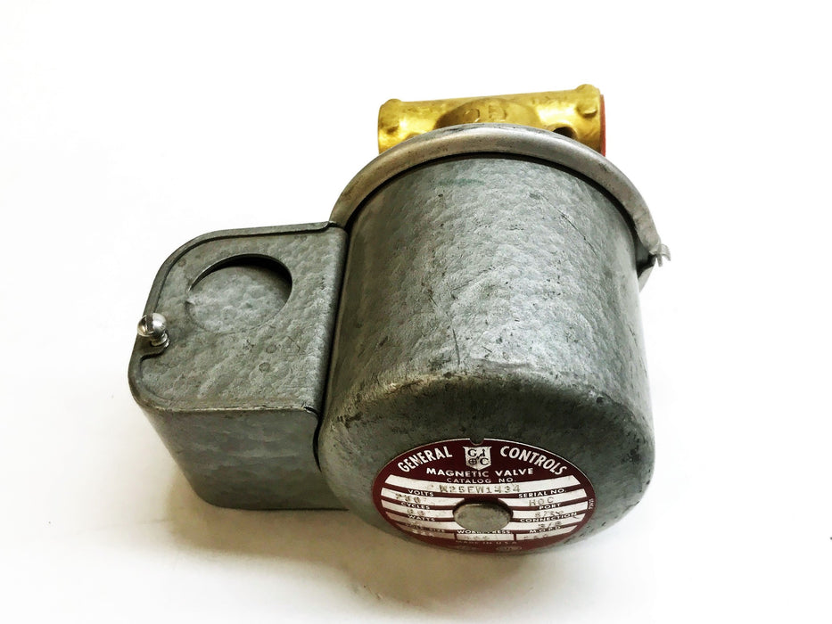 General Controls 230 Volt 3/8" Pipe Magnetic Valve K25EW1434 USED