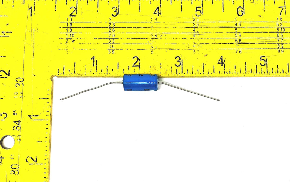 CDE 100 MFD 25 VDC Axial Electrolyitc Capacitor NLW100-25 [Lot of 6] NOS
