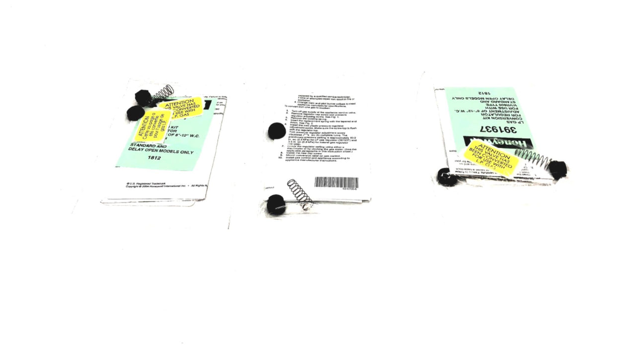Honeywell Natural Gas To LP Conversion Kit 391937 (RZ051749) [Lot of 3] NOS