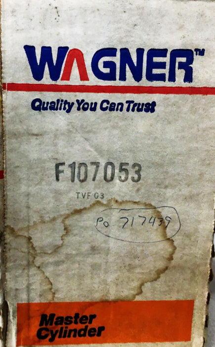 Wagner Brake Master Cylinder F107053 NOS